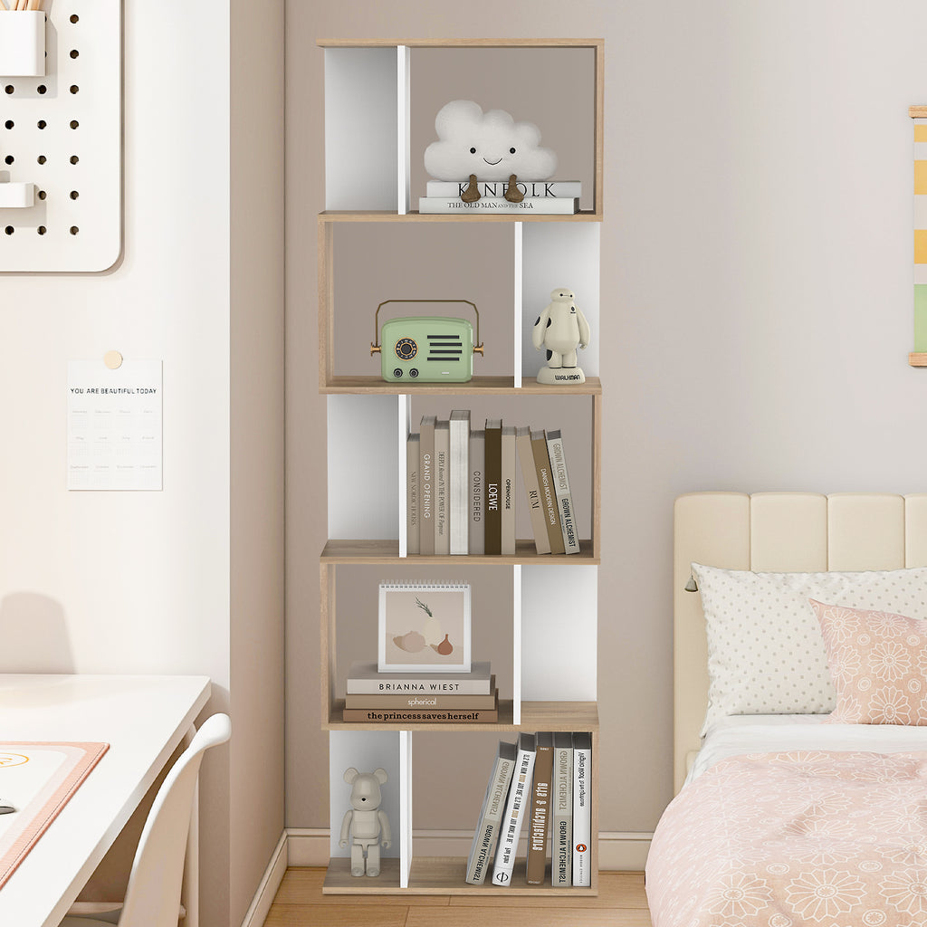 Advwin Display Advwin 5-tier Display Bookcase Bookshelf Storage