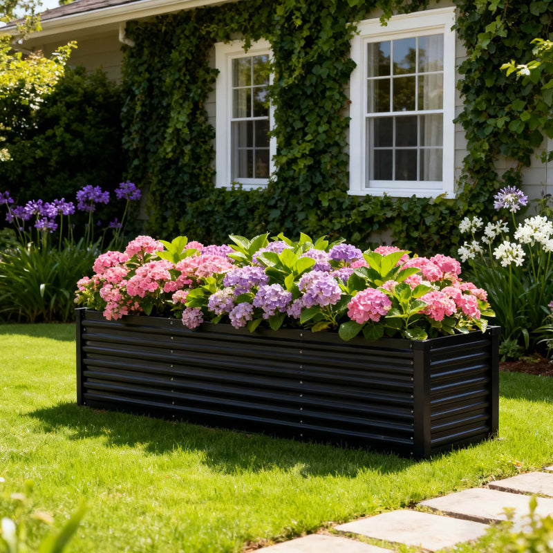 Advwin Raised Garden Bed Galvanised Steel Planter
