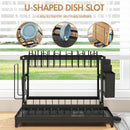 Advwin 2 Tier Dish Drying Rack Plate Drainer