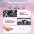 Advwin 55" U Shaped Pregnant Pillow Full Body Support