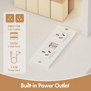 Advwin Dressing Table Stool Set with Glass Drawer