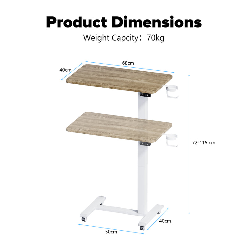 Advwin Portable Electric Standing Desk Height Adjustable