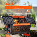 Advwin 200L Dual Chamber Outdoor Compost Tumbler