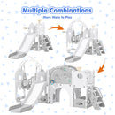 Advwin 10-in-1 Kids Slide Swing Set Indoor & Outdoor Playset