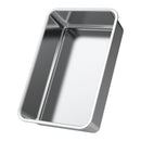 Advwin Stainless Steel Cat Litter Box Large Top Entry