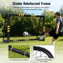 Advwin 2.4m × 1.6m Soccer Goal w/ Foam Safety Padding