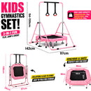 Advwin Kids Gymnastics Bar Adjustable Height Horizontal Bar