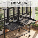 Advwin Bird Cage 2in1 Large Cage Wheel w/ Brake