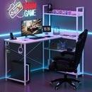Advwin 110cm L Shaped Computer Desk