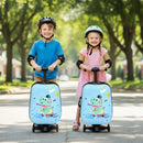 Advwin Foldable 2-in-1 Kids Ride-on Luggage with Wheels