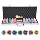 Advwin 500PCS Poker Chips Set Poker Set with Denominations