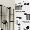 Advwin DIY Pet Playpen Metal Fence 20 Panels