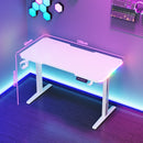 Advwin Electric Standing Gaming Desk RGB LED White (Pre-Order)