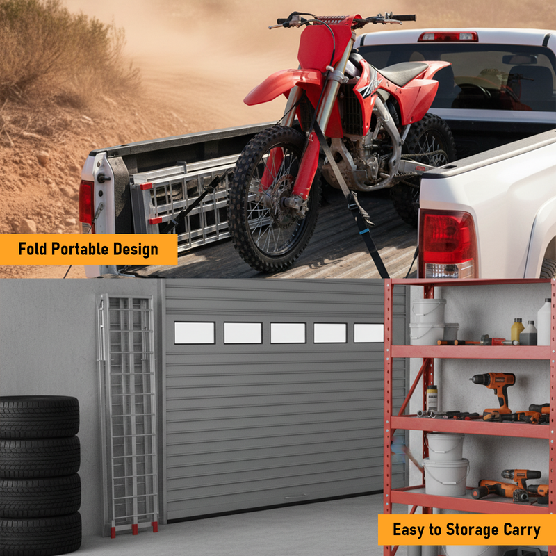 Advwin Aluminum Folding Loading Ramp 680KG