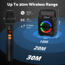 Advwin Karaoke Machine Portable Bluetooth Speaker