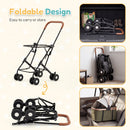 Advwin Foldable Double Pet Stroller w/ Detachable Carriers