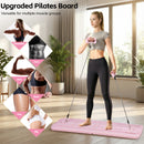 Advwin Foldable Pilates Reformer Board w/Back Storage