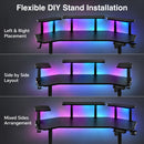 Advwin Wing Shaped Electric Standing Desk w/ LED Lights