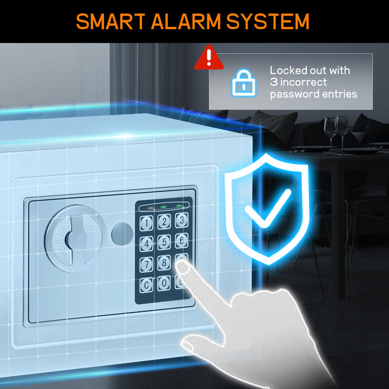 Advwin Digital Security Safe Box with Keypad 0.3ft³