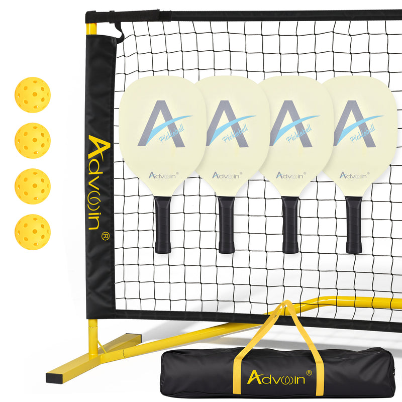 Advwin Pickleball Set with 22FT Net