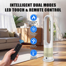 Advwin 2 in 1 Bladeless Tower Heater Fan