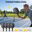 Advwin 22FT Portable Pickleball Net Set w/ 4 Paddles