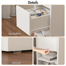 Advwin LED End Table Sofa Side Table with Drawers