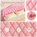 Advwin LED Velvet Bed Frame w/ Adjustable Headboard Double