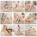Advwin 9-in-1 Wooden Pikler Climbing Set for Toddlers