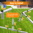 Advwin Metal Chicken Coop Walk-in Poultry Cage 5x1x1.5m