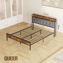 Advwin Bed Frame with Charging Station