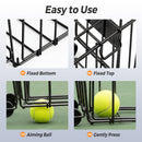 Advwin Portable Tennis Ball Hopper w/ 70-Ball Capacity