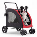 Advwin Foldable Large Dog Stroller Up to 35kg