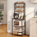 Advwin 6 Tiers Kitchen Bakers Rack with Power Outlet