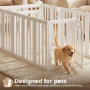 Advwin Pet Playpen with 2 Doors for Small Dogs