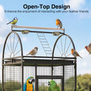 Advwin Large Bird Cage Top Ladder Parrot Aviary
