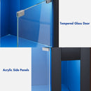 Advwin 4-Tier Corner LED Glass Display Showcase
