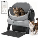 Advwin Self-Cleaning Cat Litter Box w/ Open Top & App Control