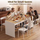 Advwin Folding Dining Table with Hidden Storage
