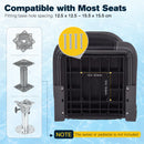 Advwin 61cm Folding High Back Marine Boat Seat