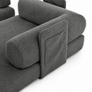 Advwin 5-in-1 Convertible Folding Loveseat Sofa Bed