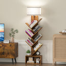 Advwin 6 Tier Tree Bookshelf w/ 3-Color Light