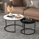 Advwin Coffee Table Set of 2 for Living Room