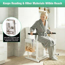 Advwin Toilet Safety Rails Frame with Storage Basket