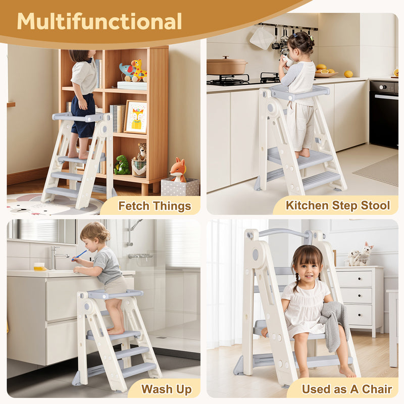 Advwin Foldable Kids Step Stool