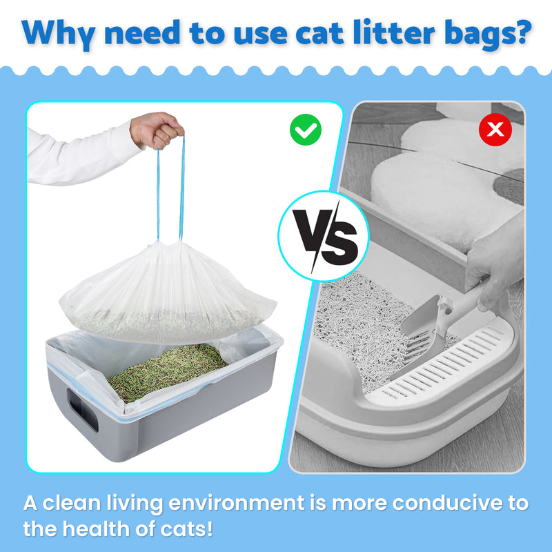 Advwin Self Cleaning Smart Cat Litter Box& Garbage Bags