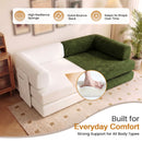 Advwin 5-in-1 Convertible Folding Loveseat Sofa Bed