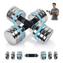 Advwin Adjustable Dumbbells 2×15kg