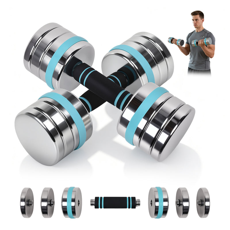 Advwin Adjustable Dumbbells 2×15kg