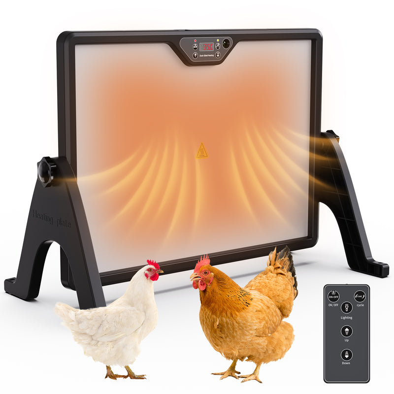 thumbnail image 2 of 200W Chicken Coop Heater – Heating Panel With Smart Temp Control & Safety Shut-Off – Black 2 of 5